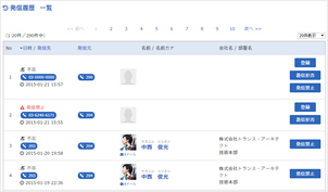 Extension Power 発着信履歴